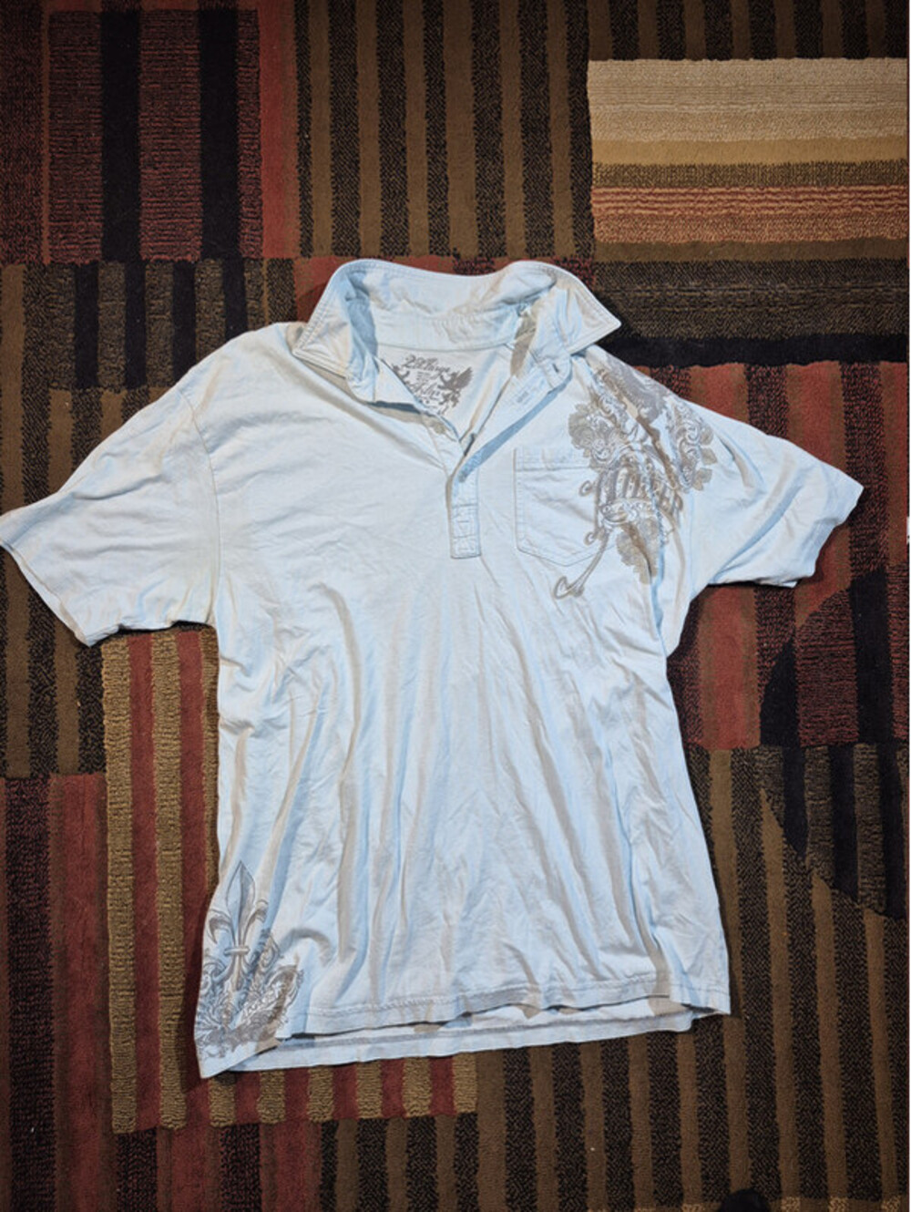 Killer Limited Edition Graphic Polo Shirt 2XL Light Blue